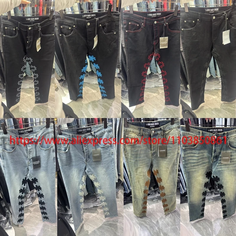 Multi-style Embroidery Logo LOSTSHDWS Jeans Men Women Retro Slim Straight-leg Pants American Trend New Lost Shdws Jeans
Multi-style Embroidery Logo LOSTSHDWS Jeans Men Women Retro Slim Straight-leg Pants American Trend New Lost Shdws Jeans