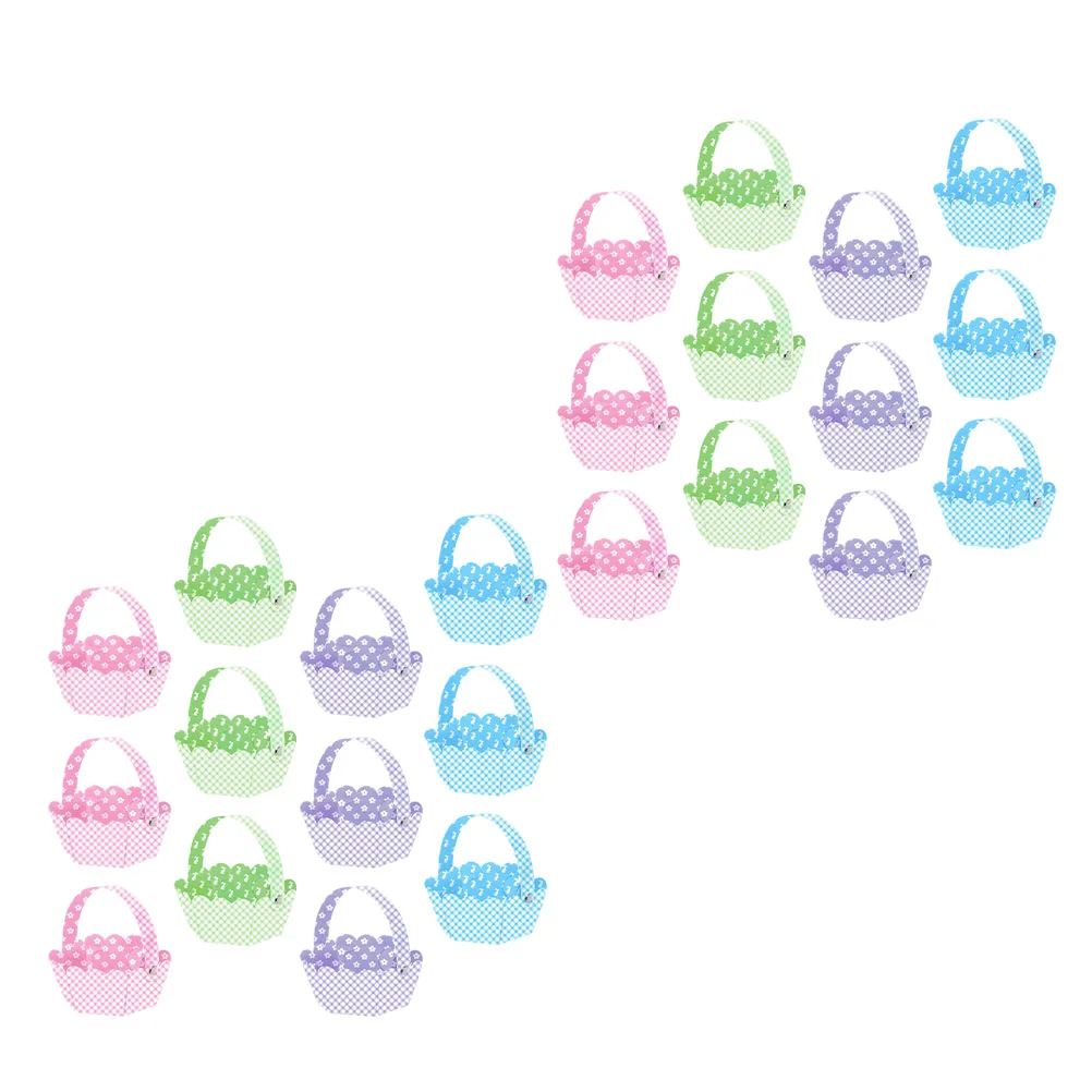 24 Pcs Easter Basket Gift Adornment Baskets Unique Theme DIY Eggs Storage Paper Child
24 Pcs Easter Basket Gift Adornment Baskets Unique Theme DIY Eggs Storage Paper Child