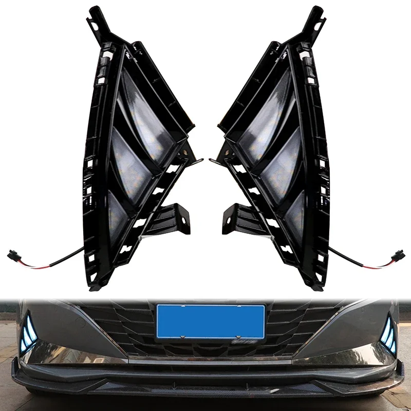 1 Pair Streamer Car Daytime Running Lights Fog Turn Signals Fit for Hyundai Elantra 2021 Auto Replacement Parts
1 Pair Streamer Car Daytime Running Lights Fog Turn Signals Fit for Hyundai Elantra 2021 Auto Replacement Parts