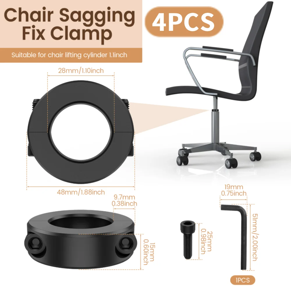 4 шт., офисный стул, провисающий фиксирующий зажим, стальной комплект для офисного стула, стоп-тонущий без цилиндров, замена для ремонта дома
4 шт., офисный стул, провисающий фиксирующий зажим, стальной комплект для офисного стула, стоп-тонущий без цилиндров, замена для ремонта дома