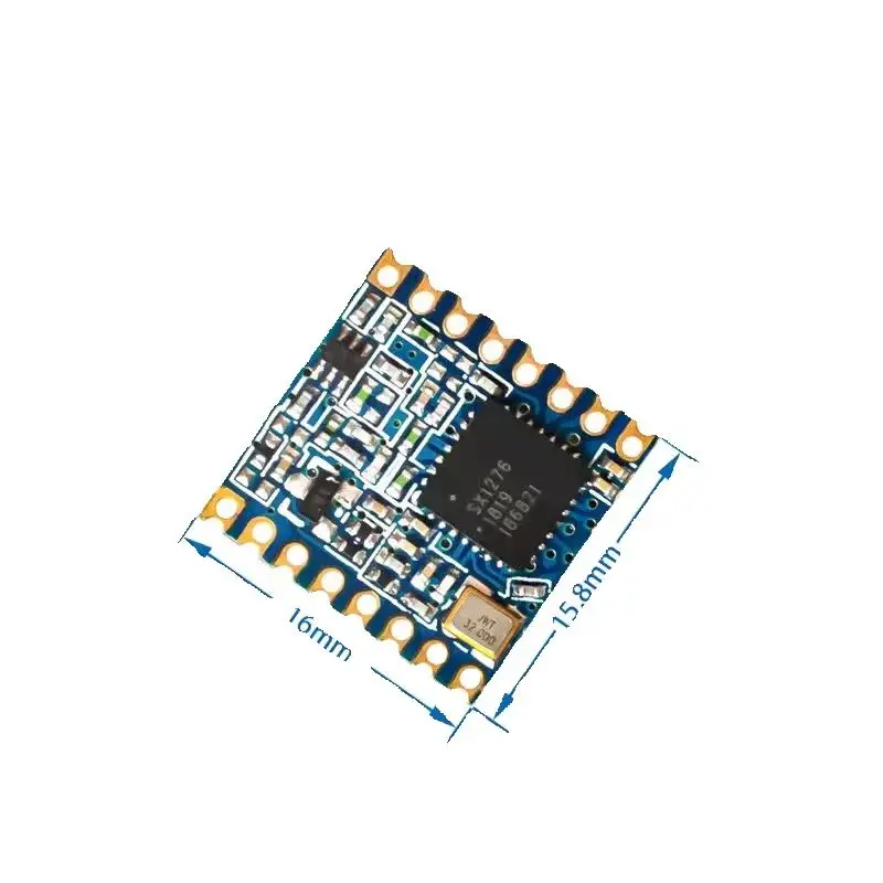 SX1276 LORA Wireless Module Spread Spectrum 868M 915M Long Range RF Communication Module for IoT Applications
SX1276 LORA Wireless Module Spread Spectrum 868M 915M Long Range RF Communication Module for IoT Applications
