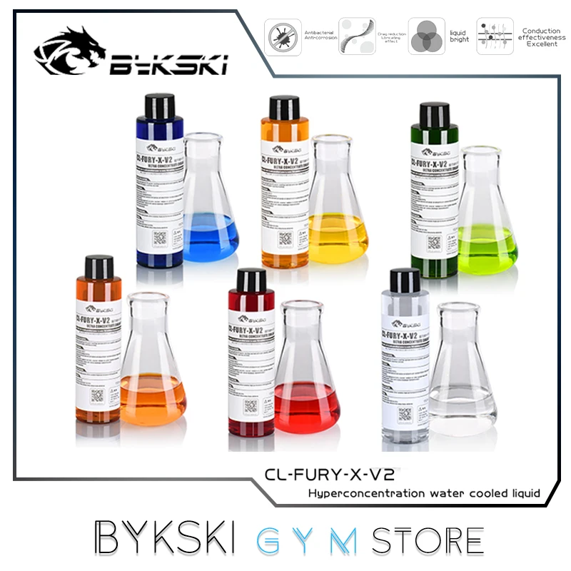 Bykski 150 ML 1:5 Super Concentrate Computer Water Cooling Liquid Heat Conduction Thermal Conductive Fluid, CL-FURY-X-V2
Bykski 150 ML 1:5 Super Concentrate Computer Water Cooling Liquid Heat Conduction Thermal Conductive Fluid, CL-FURY-X-V2