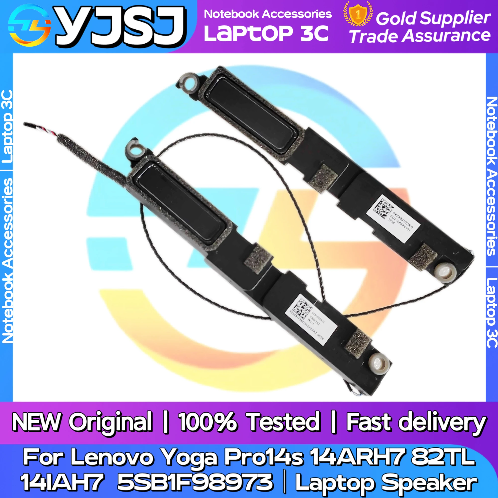 New Original Laptop Notebook Audio Speaker For Lenovo Yoga Pro14s 14ARH7 82TL 14IAH7 5SB1F98973 built-in speaker horn audio
New Original Laptop Notebook Audio Speaker For Lenovo Yoga Pro14s 14ARH7 82TL 14IAH7 5SB1F98973 built-in speaker horn audio