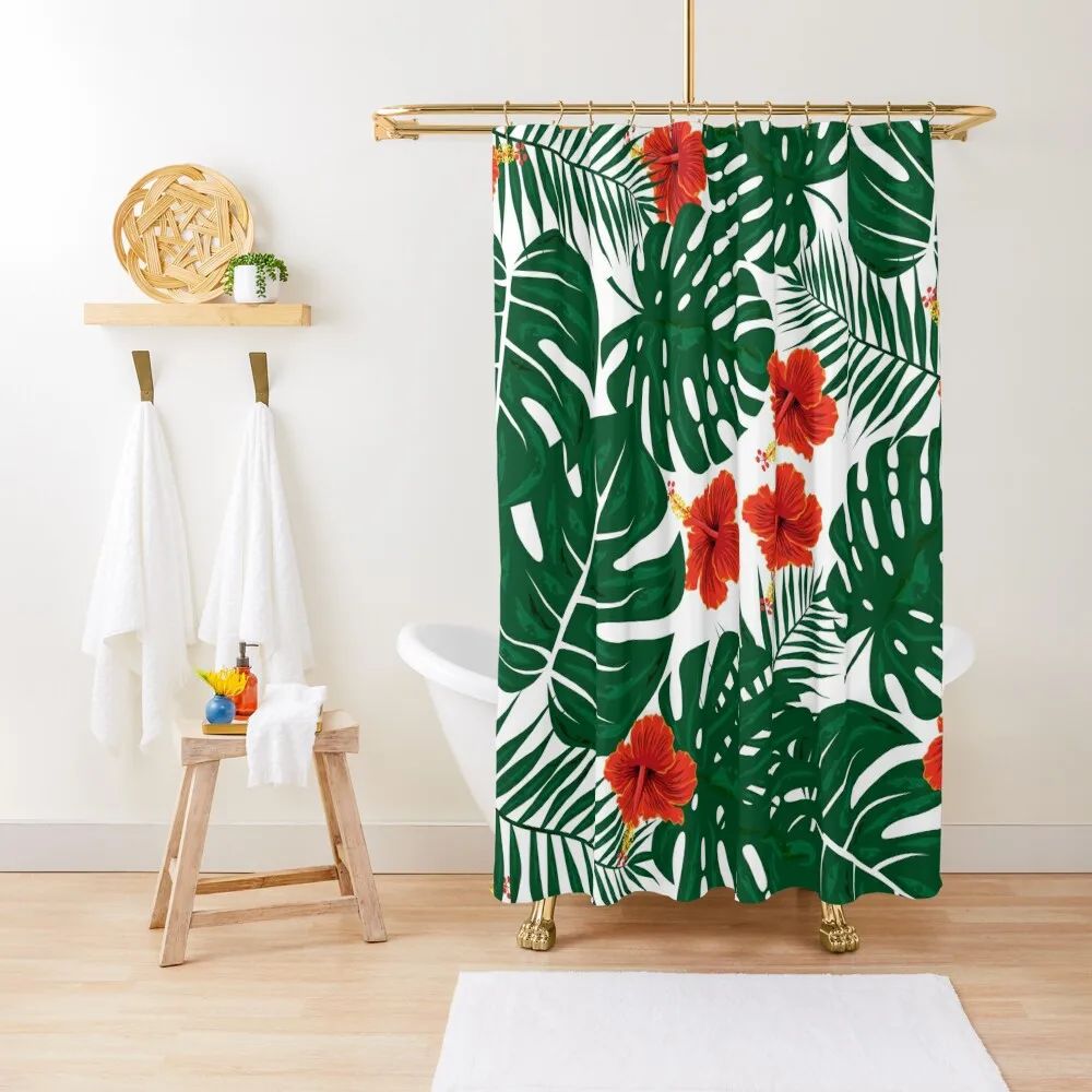 Hibiscus Tropical Leaves Shower Curtain Waterproof Bath And Anti-Mold Waterproof Bathroom Shower For Shower Curtain
Hibiscus Tropical Leaves Shower Curtain Waterproof Bath And Anti-Mold Waterproof Bathroom Shower For Shower Curtain