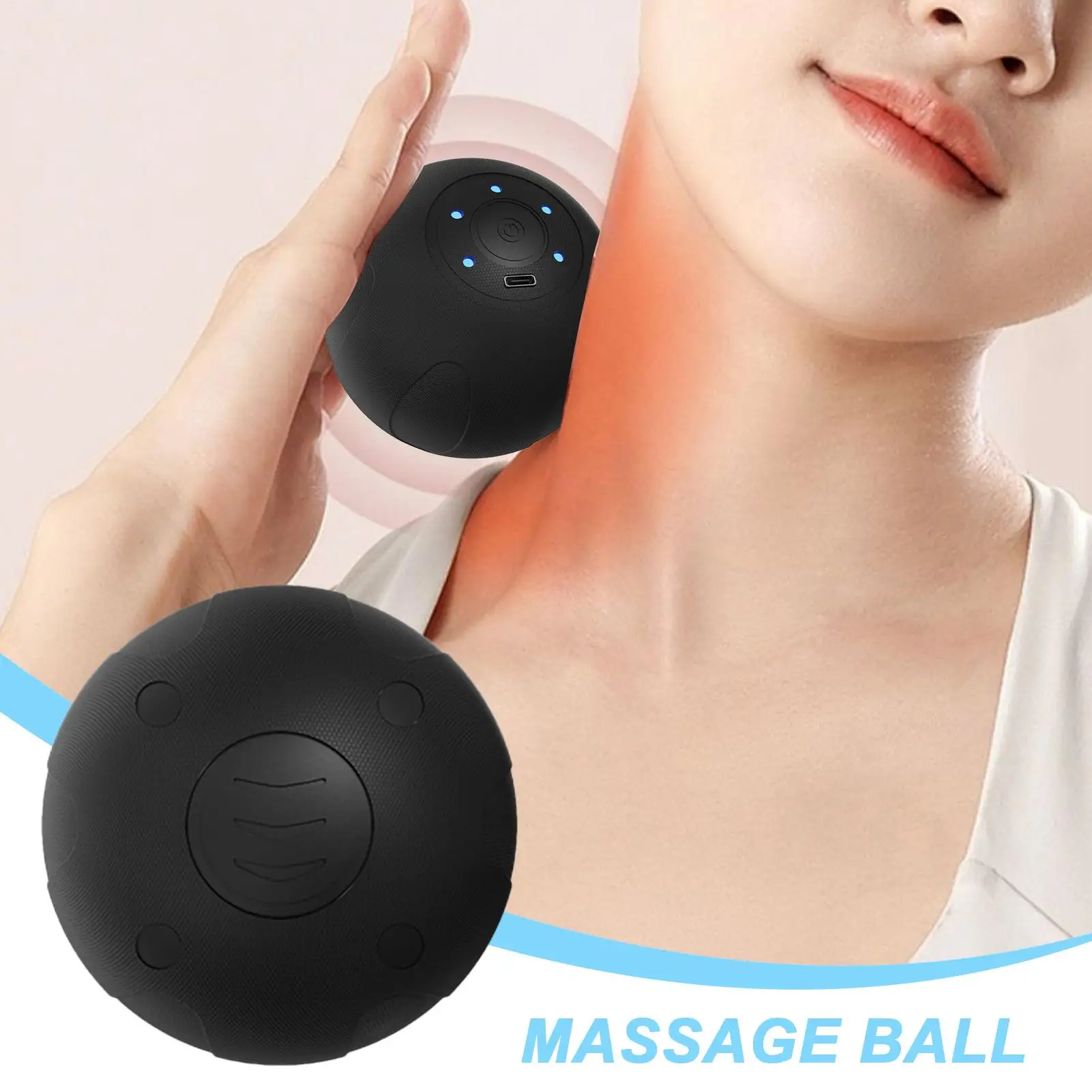 5-Speed Foot Massage Ball Sports Fitness Rechargeable Handheld Massager for Muscle Relaxation Back Shoulder Arm Neck Waist Thigh
5-Speed Foot Massage Ball Sports Fitness Rechargeable Handheld Massager for Muscle Relaxation Back Shoulder Arm Neck Waist Thigh