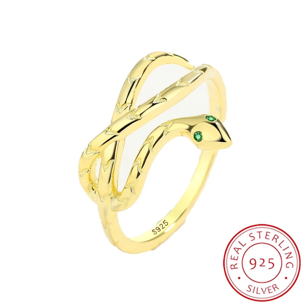 2022 NEW Luxuriou 18K Gold Multi-layered Snake Head Couple Ring For Women Original Sterling Silver Valentine Day Gift Jewelry
2022 NEW Luxuriou 18K Gold Multi-layered Snake Head Couple Ring For Women Original Sterling Silver Valentine Day Gift Jewelry