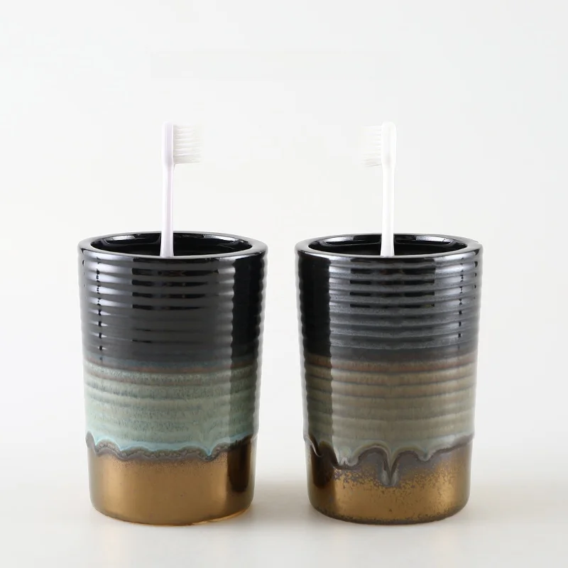 KULE HOME Ceramic Toothbrush Cup Simple Couple Home Use Dental Cup High Aesthetic Value for Homestay Hotels Dental Mug
KULE HOME Ceramic Toothbrush Cup Simple Couple Home Use Dental Cup High Aesthetic Value for Homestay Hotels Dental Mug