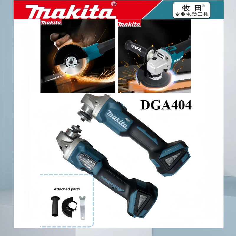 Makita DGA404 18V Brushless Angle Grinder | 125mm/100mm Disc | High-Power Cordless Cutter & Polisher
Makita DGA404 18V Brushless Angle Grinder | 125mm/100mm Disc | High-Power Cordless Cutter & Polisher
