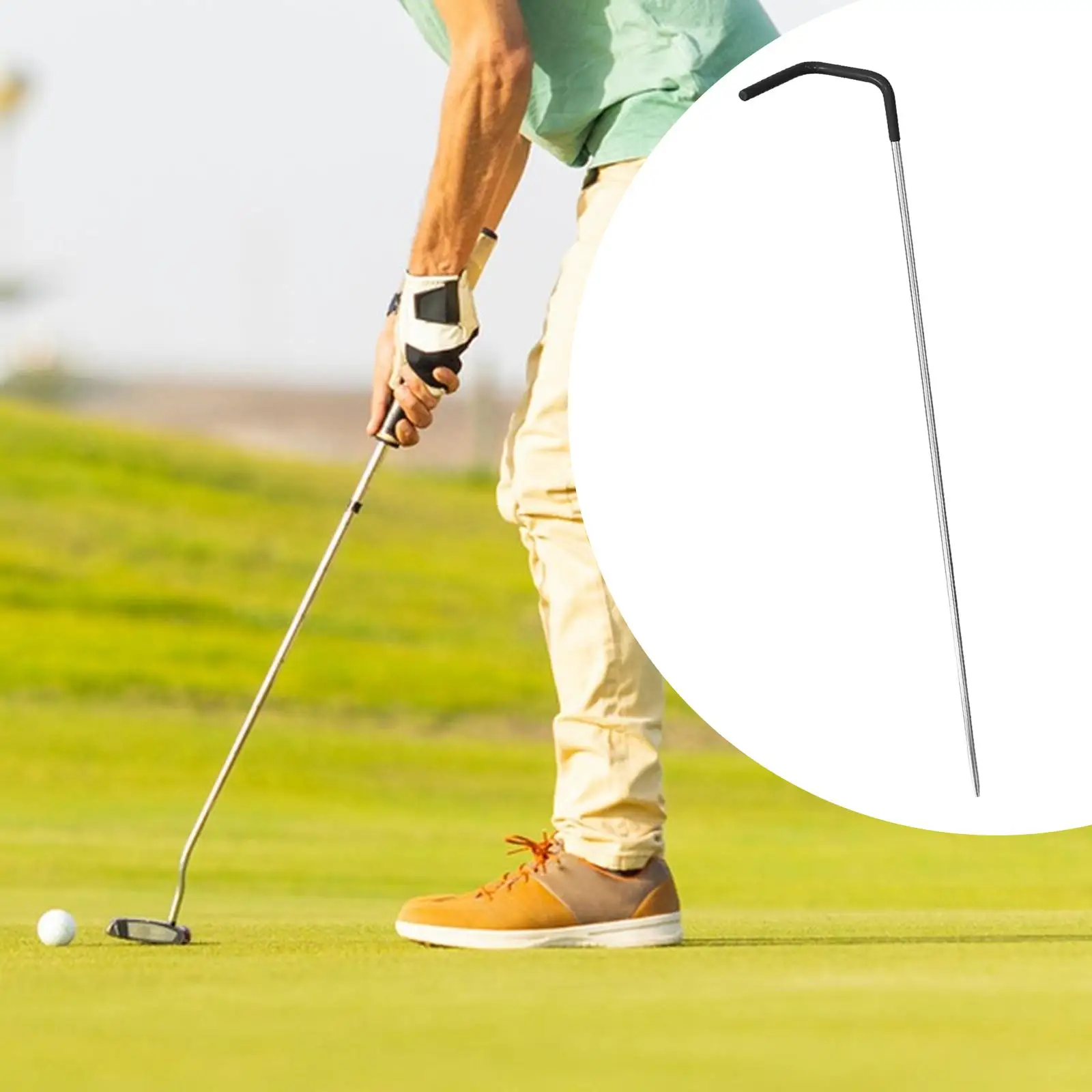 Golf Club Stand Upright Stainless Steel Portable Bracket V Shape Club Stand
Golf Club Stand Upright Stainless Steel Portable Bracket V Shape Club Stand