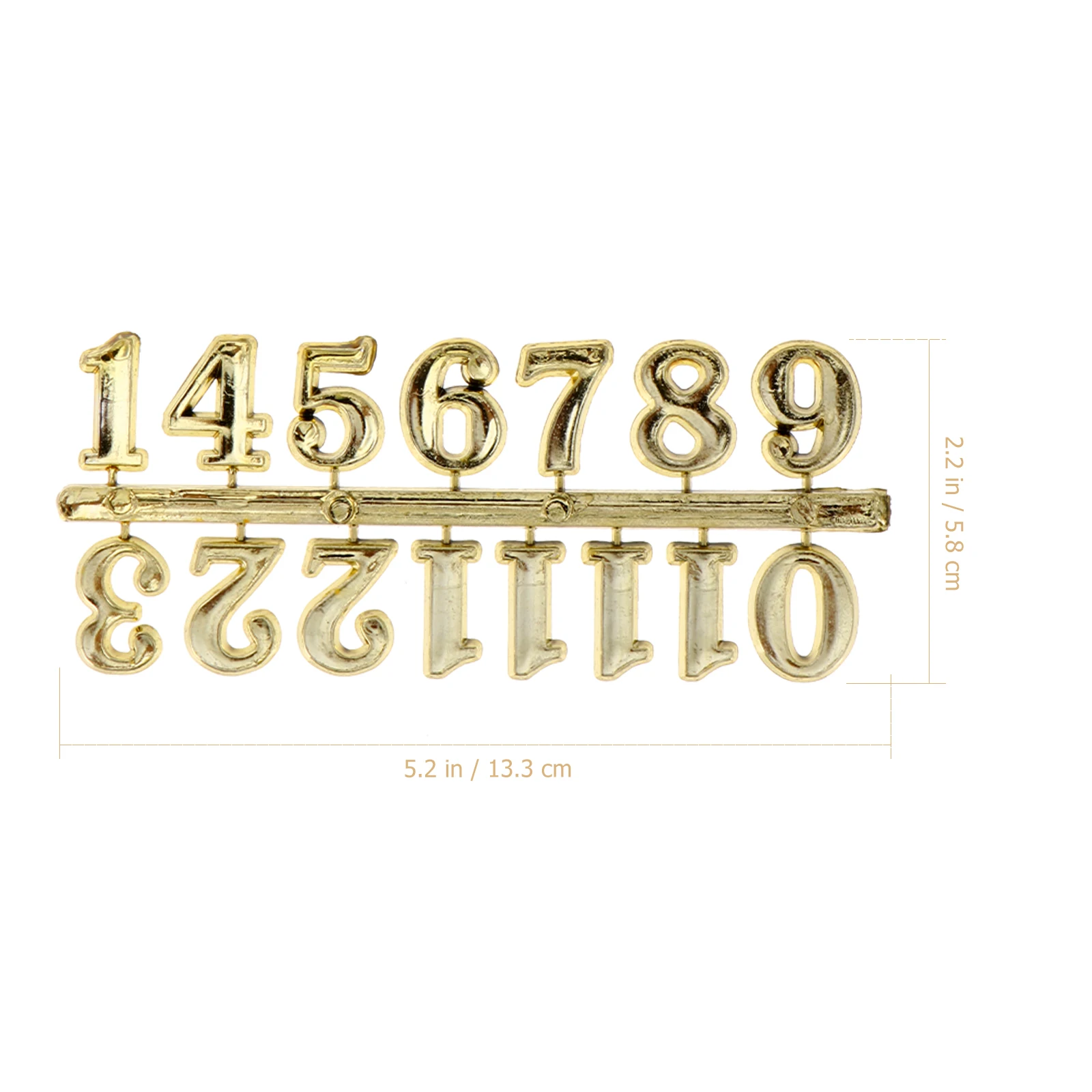 6 Pcs Digital Numbers DIY Plastic Wall Numerals Repair Accessories Black Gold Silver Round Stick On Easy Store Clock Replacement
6 Pcs Digital Numbers DIY Plastic Wall Numerals Repair Accessories Black Gold Silver Round Stick On Easy Store Clock Replacement