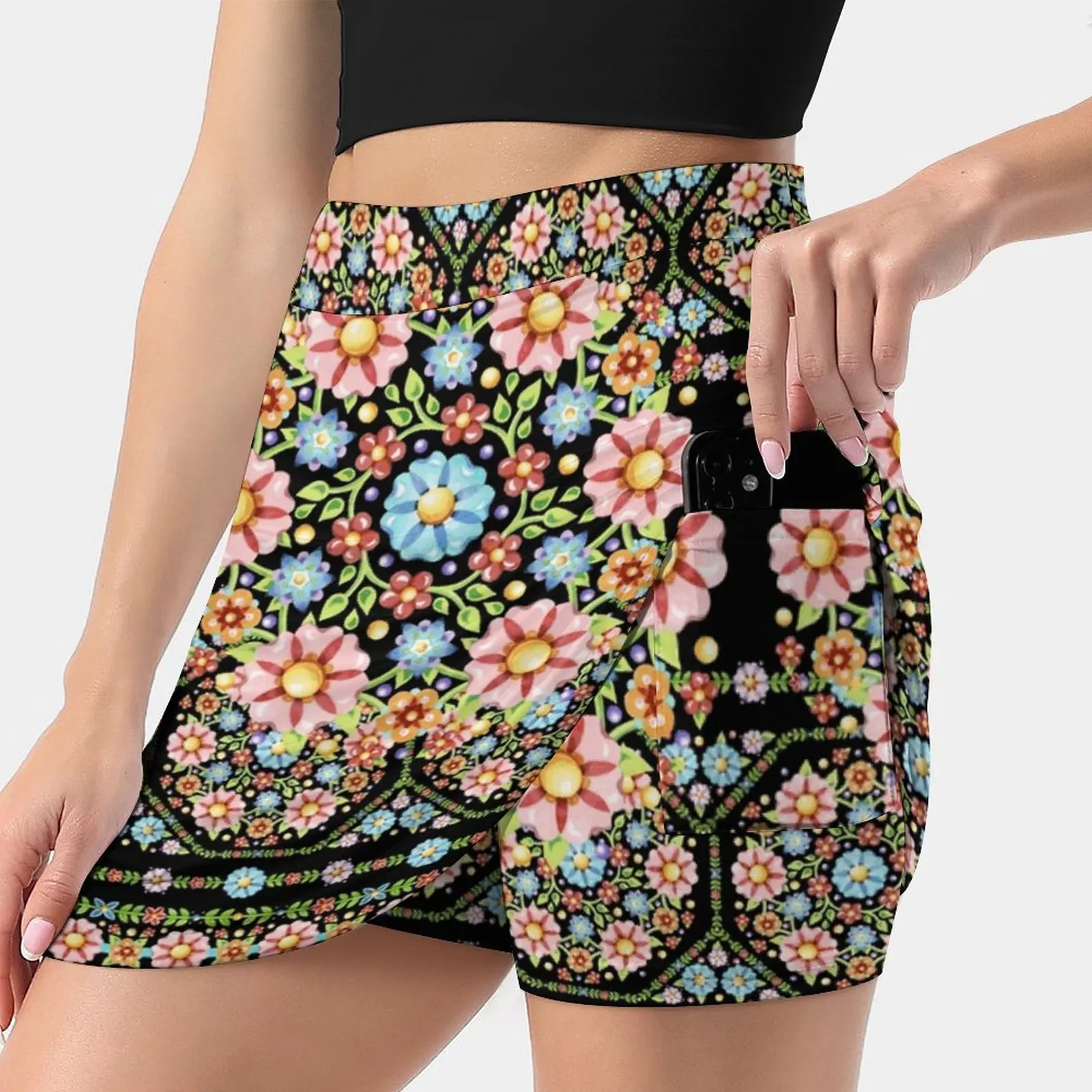 Millefiori Rosette Korean Fashion Skirt Summer Skirts For Women Light Proof Trouser Skirt Bohemian Folkloric Romany Gypsy
Millefiori Rosette Korean Fashion Skirt Summer Skirts For Women Light Proof Trouser Skirt Bohemian Folkloric Romany Gypsy