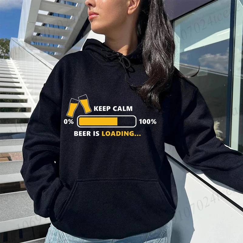 2025 Autumn Casual Women's Hoodie Funny Beer Drinking Sweatshirts Loose Pocket Warm Clothes Fashion Street Female Pullovers
2025 Autumn Casual Women's Hoodie Funny Beer Drinking Sweatshirts Loose Pocket Warm Clothes Fashion Street Female Pullovers