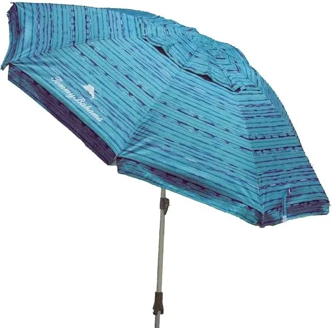 8-Foot Beach Umbrella with Wind Vent and Sand Anchor for Sun Protection
8-Foot Beach Umbrella with Wind Vent and Sand Anchor for Sun Protection