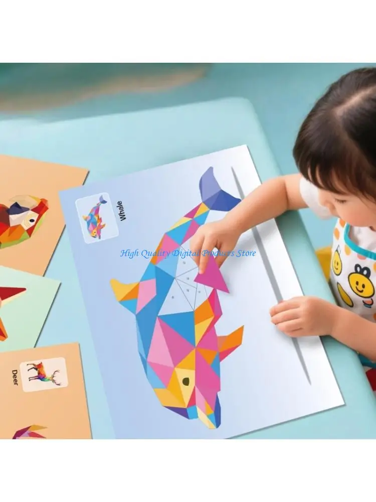 U2JE Sticker Puzzles Art Set Animal Recognition Training Educational Crafts
U2JE Sticker Puzzles Art Set Animal Recognition Training Educational Crafts