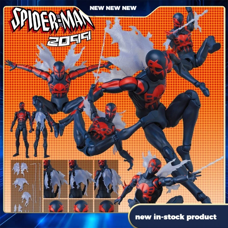 NEW MAFEX 239 Spider Man 2099 Comic Version 1/12 Scale 6-inch Mobile Doll Handmade Genuine Action Figure Toy
NEW MAFEX 239 Spider Man 2099 Comic Version 1/12 Scale 6-inch Mobile Doll Handmade Genuine Action Figure Toy