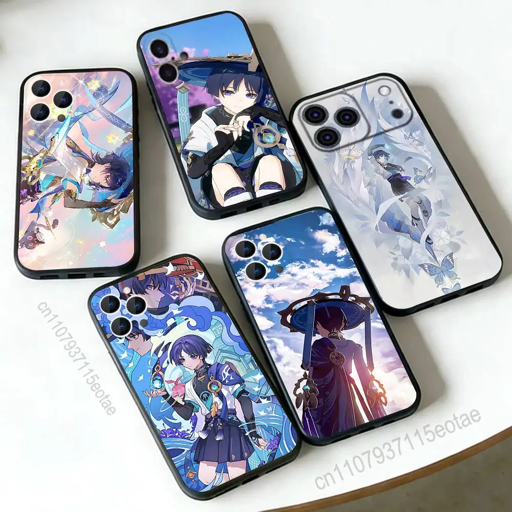 G-Genshin Impact Scaramouche Black Soft Case For iPhone 17 13 14 15 11 16 12 Pro Max Pro Max Plus E Air Mini Phone Cover Shell
G-Genshin Impact Scaramouche Black Soft Case For iPhone 17 13 14 15 11 16 12 Pro Max Pro Max Plus E Air Mini Phone Cover Shell