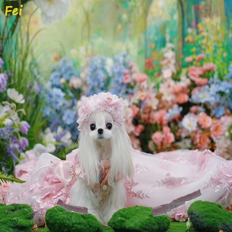 Luxury Pet Puppy Dog Clothes Handmade Pink Flower Lace Bow Long Tail Princess Dresses For Small Medium Dog Chihuahua Teddy Skirt
Luxury Pet Puppy Dog Clothes Handmade Pink Flower Lace Bow Long Tail Princess Dresses For Small Medium Dog Chihuahua Teddy Skirt