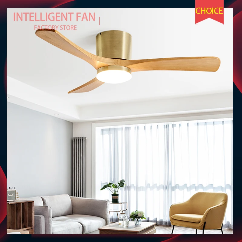 Classic Solid Wood Fan Blade Ceiling Fan Light, Flat-mounted Reversible Energy-saving Motor, Multi-functional Remote Control
Classic Solid Wood Fan Blade Ceiling Fan Light, Flat-mounted Reversible Energy-saving Motor, Multi-functional Remote Control