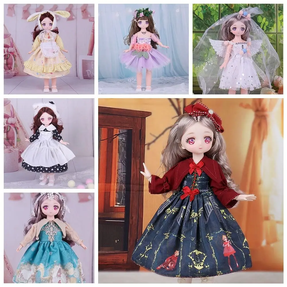 Кукла Pink Eyed 30 см с комплектом одежды в стиле принцессы 1/6 Bjd, модная кукла с несколькими подвижными суставами
Кукла Pink Eyed 30 см с комплектом одежды в стиле принцессы 1/6 Bjd, модная кукла с несколькими подвижными суставами