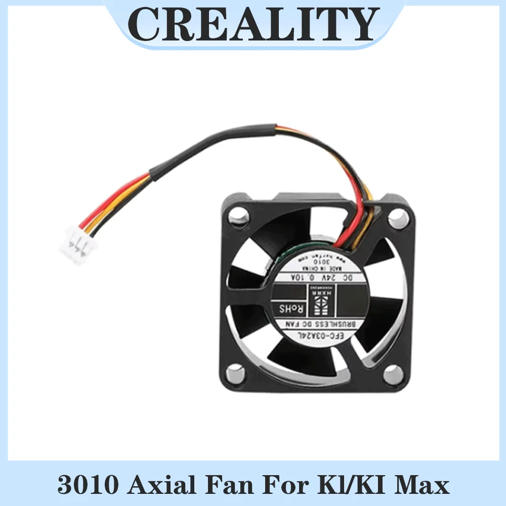 Вентилятор для 3D-принтеров Creality K1C/K1 Max, осевой, 3010, DC 24V, на шарикоподшипниках, сменный аксессуар
Вентилятор для 3D-принтеров Creality K1C/K1 Max, осевой, 3010, DC 24V, на шарикоподшипниках, сменный аксессуар