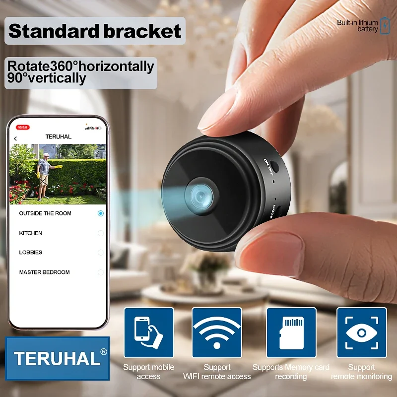  A9 Wi-Fi мини-камера беспроводной видеорегистратор камера безопасности умный дом камера мониторинга для младенцев и домашних животных TERUH
A9 Wi-Fi мини-камера беспроводной видеорегистратор камера безопасности умный дом камера мониторинга для младенцев и домашних животных TERUH