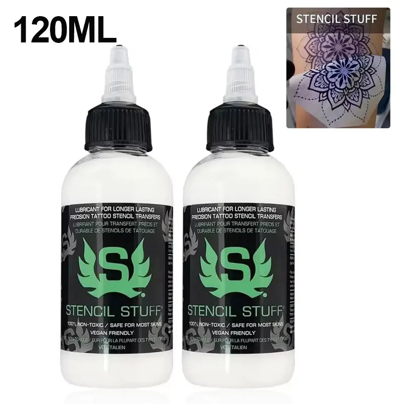 120ML Tattoo Stencil Magic Gel Tattoo Transfer Cream Thermal Copier Gel Transfer Stuff Solution Cream Tattoo Accessories
120ML Tattoo Stencil Magic Gel Tattoo Transfer Cream Thermal Copier Gel Transfer Stuff Solution Cream Tattoo Accessories