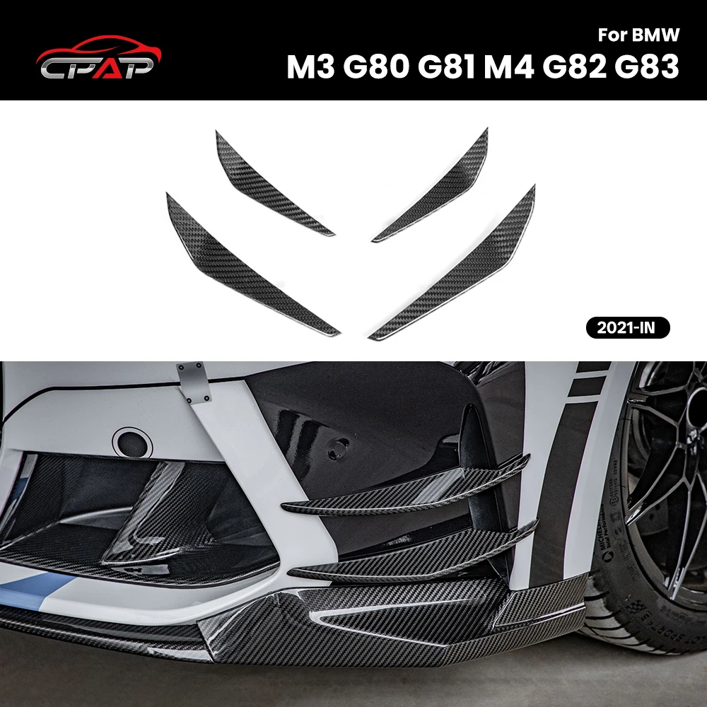 For BMW M3 M4 G80 G81 G82 G83 MP Style Real Dry Carbon Fiber Front Bumper Splitter Canard Wind Knife Trim 2021-IN
For BMW M3 M4 G80 G81 G82 G83 MP Style Real Dry Carbon Fiber Front Bumper Splitter Canard Wind Knife Trim 2021-IN