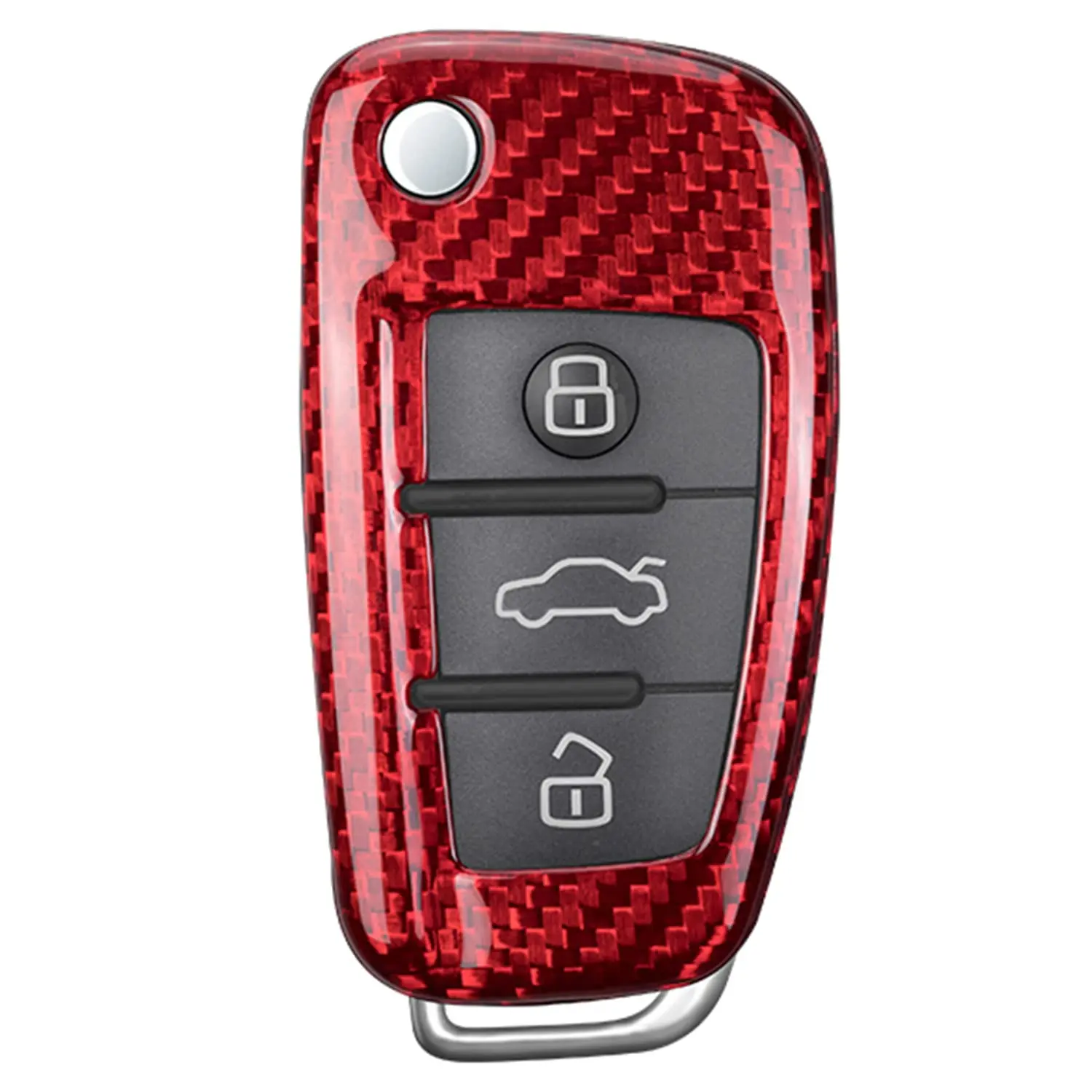 Carbon Fiber Key Fob Cover For Flip Remote Key 3 Buttons Red
Carbon Fiber Key Fob Cover For Flip Remote Key 3 Buttons Red