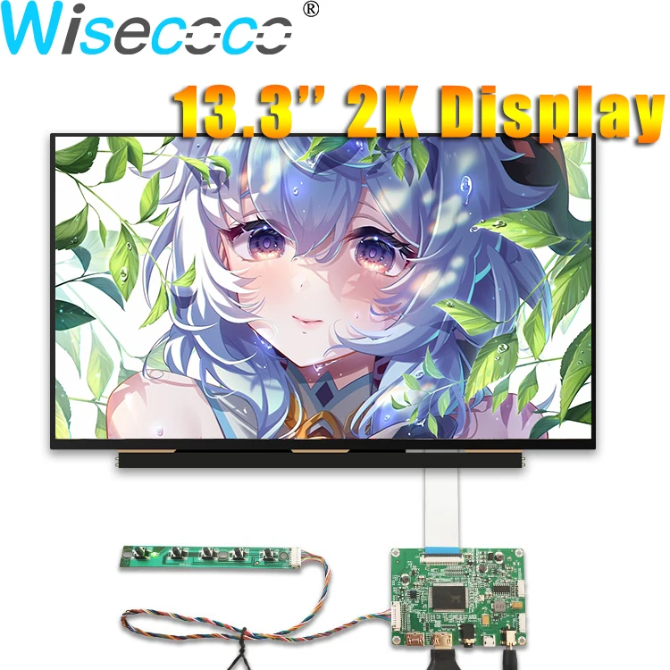 Wisecoco 13.3 Inch 2560*1440 2K IPS LCD Display EDP Controller Board For Raspberry Pi 3 Car Windows Tablet Screen
Wisecoco 13.3 Inch 2560*1440 2K IPS LCD Display EDP Controller Board For Raspberry Pi 3 Car Windows Tablet Screen