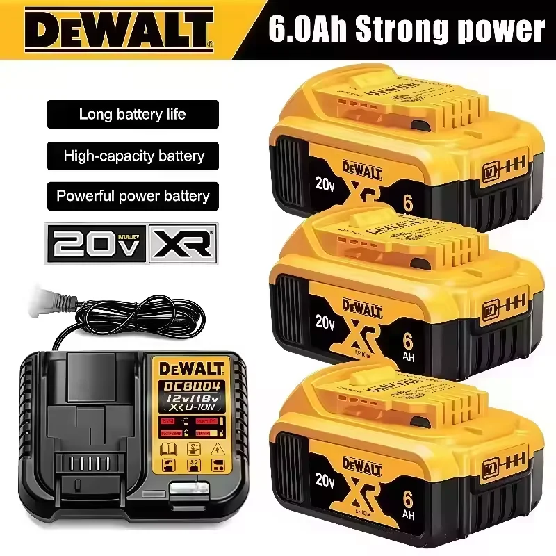 DEWALT original 20V power tool battery DCB200 DCB205 DCB206 DCBGene DCB200 dewalt, 6AH 5AH 20V/ rechargeable battery
DEWALT original 20V power tool battery DCB200 DCB205 DCB206 DCBGene DCB200 dewalt, 6AH 5AH 20V/ rechargeable battery