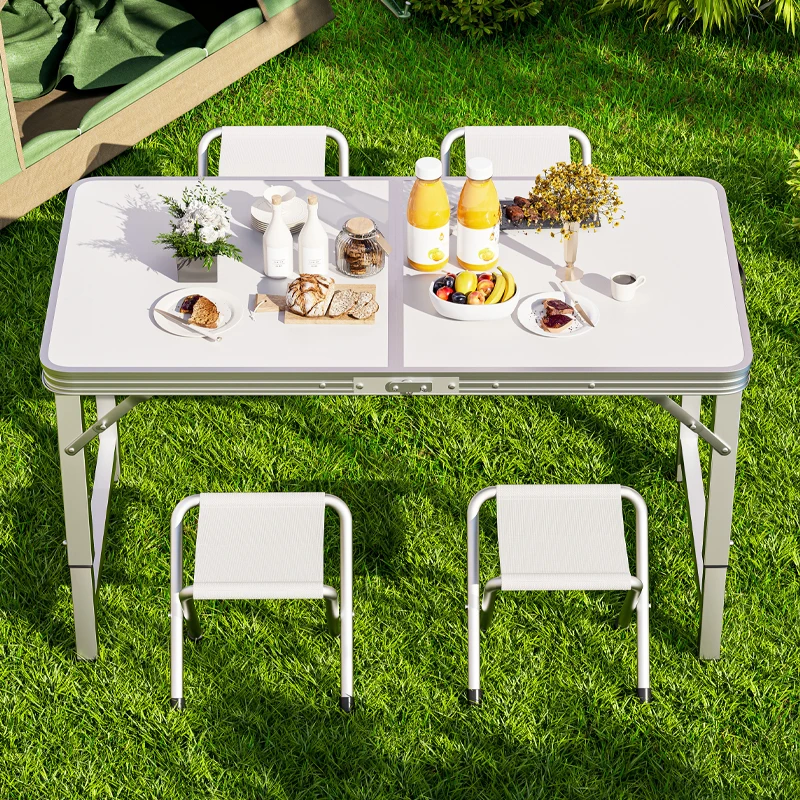 Outdoor table, portable folding table with handle - suitable for outdoor camping, picnicking, gatherings, no electricity require
Outdoor table, portable folding table with handle - suitable for outdoor camping, picnicking, gatherings, no electricity require