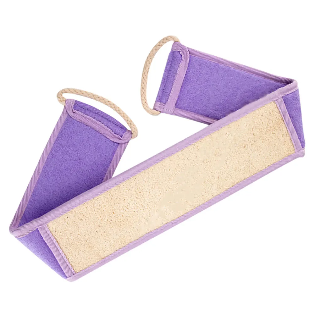 Purple Loofah Bath Towel Back Scrubber Shower Body Exfoliating Tool Massage Strip Gentle Cleansing Machine Washable Bathing
Purple Loofah Bath Towel Back Scrubber Shower Body Exfoliating Tool Massage Strip Gentle Cleansing Machine Washable Bathing