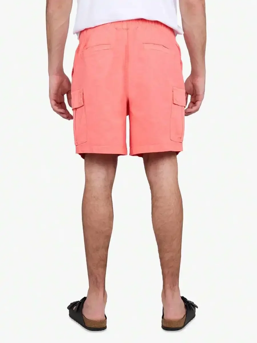 Mens Elastic Waist Twill Cargo Shorts Casual Beach Shorts
Mens Elastic Waist Twill Cargo Shorts Casual Beach Shorts