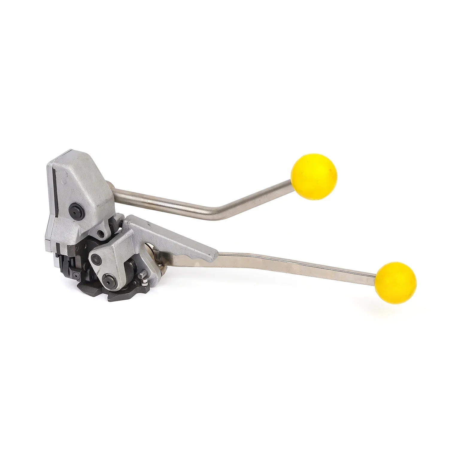 Steel Strap Strapping Tool with Two Handles Operation, Manual, 2 in 1 Strapping Tool, Tension and Seal Combination, Light Weight
Steel Strap Strapping Tool with Two Handles Operation, Manual, 2 in 1 Strapping Tool, Tension and Seal Combination, Light Weight