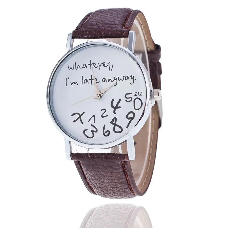 Personality Trend Female Fashion Quartz Watch Casual Sport Digital Watch Big Dial Leather Strap Wristwatch Ladies Quartz Watch
Personality Trend Female Fashion Quartz Watch Casual Sport Digital Watch Big Dial Leather Strap Wristwatch Ladies Quartz Watch