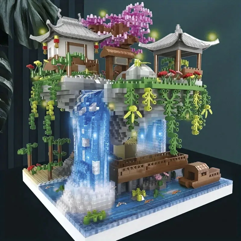 Ancient Architecture Peach Blossom Pond Castle Girl Model Building Block Assembly High difficulty Children's Toy
Ancient Architecture Peach Blossom Pond Castle Girl Model Building Block Assembly High difficulty Children's Toy