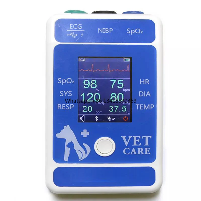 Veterinary Equipment TFT Color Liquid Crystal Display Multi-Parameter Animal Vial Sins Vet
Veterinary Equipment TFT Color Liquid Crystal Display Multi-Parameter Animal Vial Sins Vet