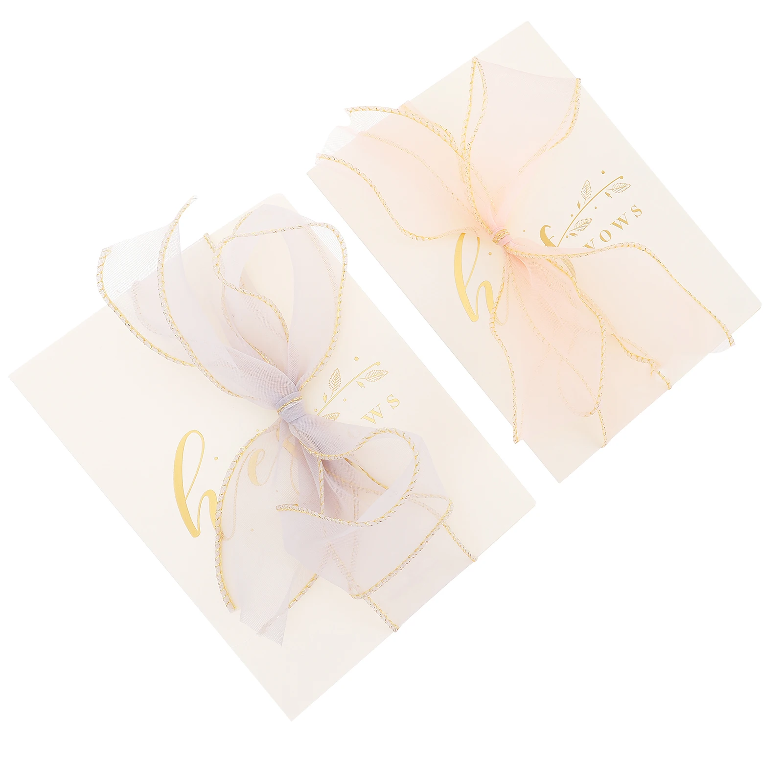 2pcs Wedding Vows Cards Romantic Oath Hand Cards Paper Declaration Elegant Design Vow Book Uniform Color Simple Pattern Sign-In
2pcs Wedding Vows Cards Romantic Oath Hand Cards Paper Declaration Elegant Design Vow Book Uniform Color Simple Pattern Sign-In