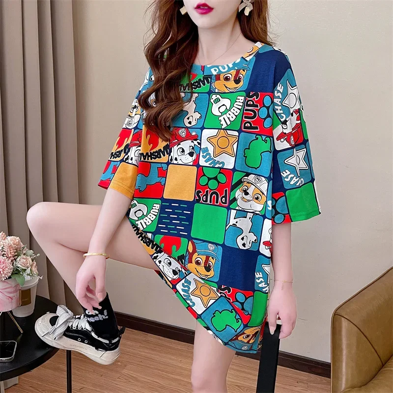 Paw Patrols Women T-shirts Summer Oversized Tops Y2k Accessories 3D Cartoon Anime Figure Print 2024 Fashion Street Wear Tees
Paw Patrols Women T-shirts Summer Oversized Tops Y2k Accessories 3D Cartoon Anime Figure Print 2024 Fashion Street Wear Tees