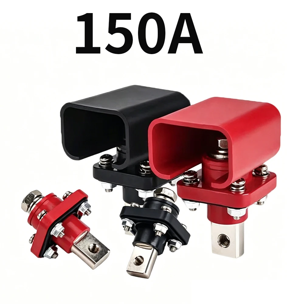 150A Pure Copper Lithium Battery Terminal Connector High Current Energy Storage Terminal Block IP67 for Energy Storage Cabinet
150A Pure Copper Lithium Battery Terminal Connector High Current Energy Storage Terminal Block IP67 for Energy Storage Cabinet
