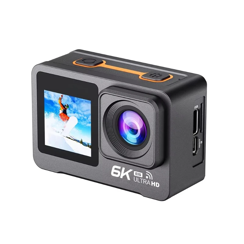 YYHC-2024 The latest launch of 6K 6K WIFI 5K EIS 4K 60FPS Super Night Vision Action Camera Touchscreen dual screen 50MP action
YYHC-2024 The latest launch of 6K 6K WIFI 5K EIS 4K 60FPS Super Night Vision Action Camera Touchscreen dual screen 50MP action