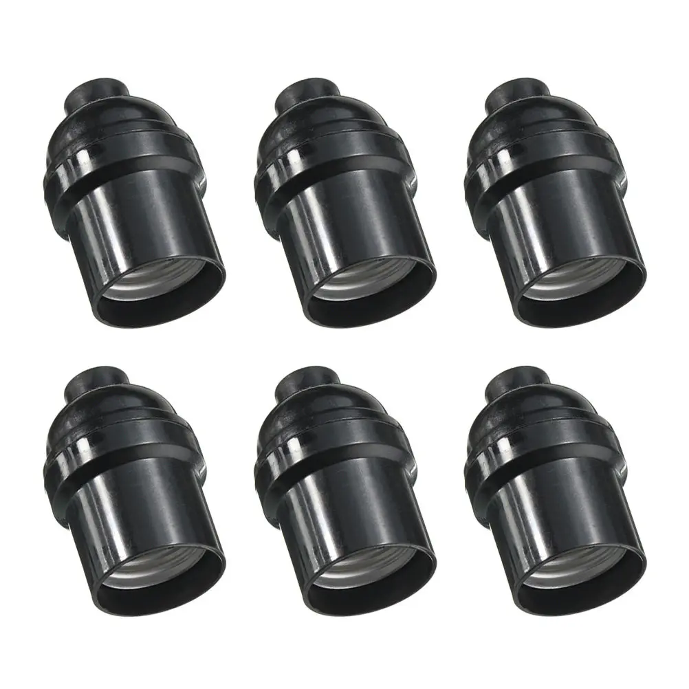 6pcs E27 Screw Lamp Holder Black Light Base Adapter For Ceiling Chandelier Retro Decor Lamp Fixture Lighting Accessories
6pcs E27 Screw Lamp Holder Black Light Base Adapter For Ceiling Chandelier Retro Decor Lamp Fixture Lighting Accessories