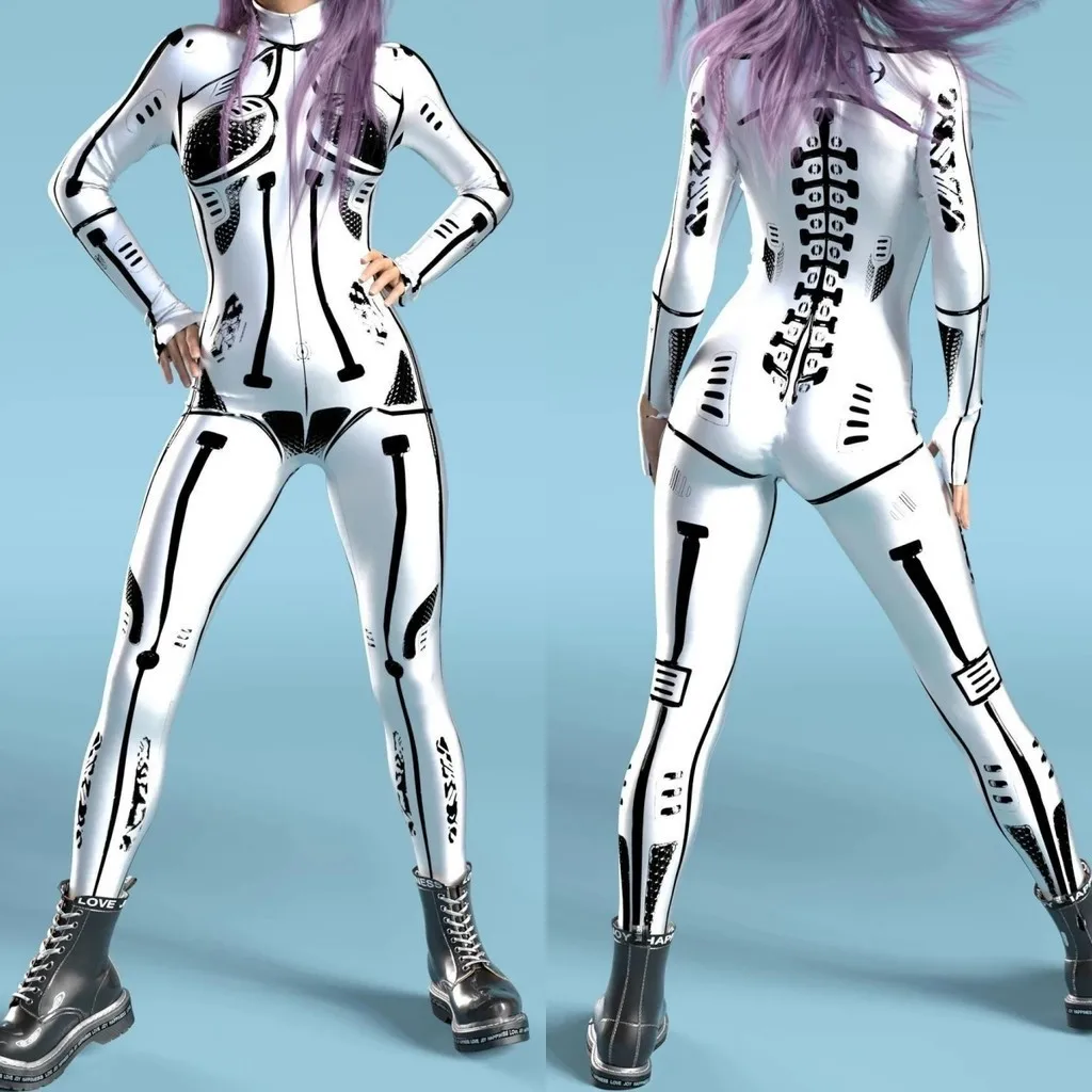 Unisex Cyber Punk 3D Digital Printing Halloween Party Role Play Outfit Women Men Cosplay Costume Carnival Jumpsuit
Unisex Cyber Punk 3D Digital Printing Halloween Party Role Play Outfit Women Men Cosplay Costume Carnival Jumpsuit