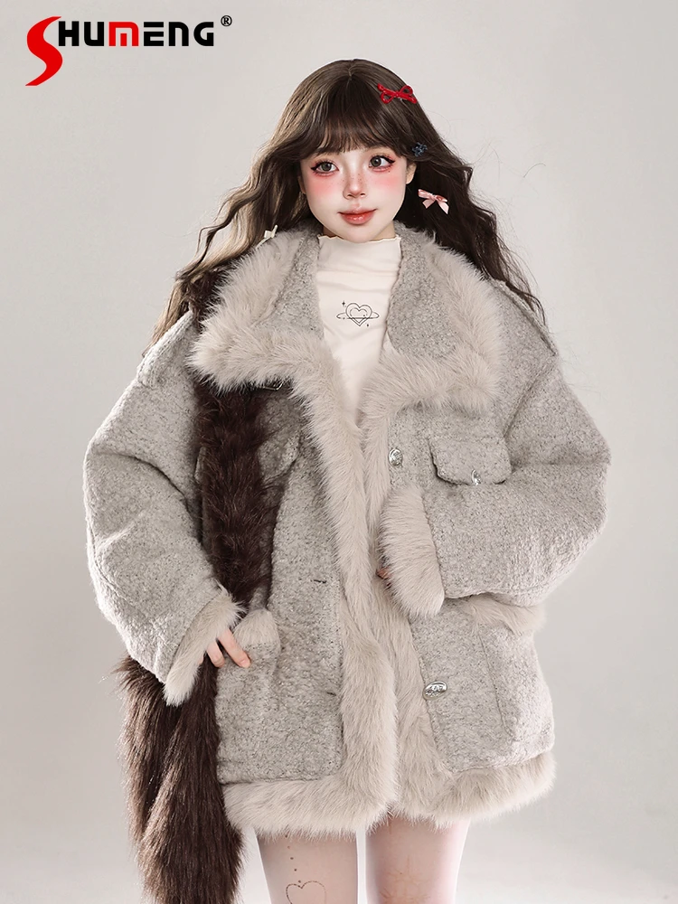 Women's 2024 Winter New High-end Super Good-looking Quilted Coats Loose Warm Thickened Cotton Coats Small Fragrant Woolen Jacket
Women's 2024 Winter New High-end Super Good-looking Quilted Coats Loose Warm Thickened Cotton Coats Small Fragrant Woolen Jacket