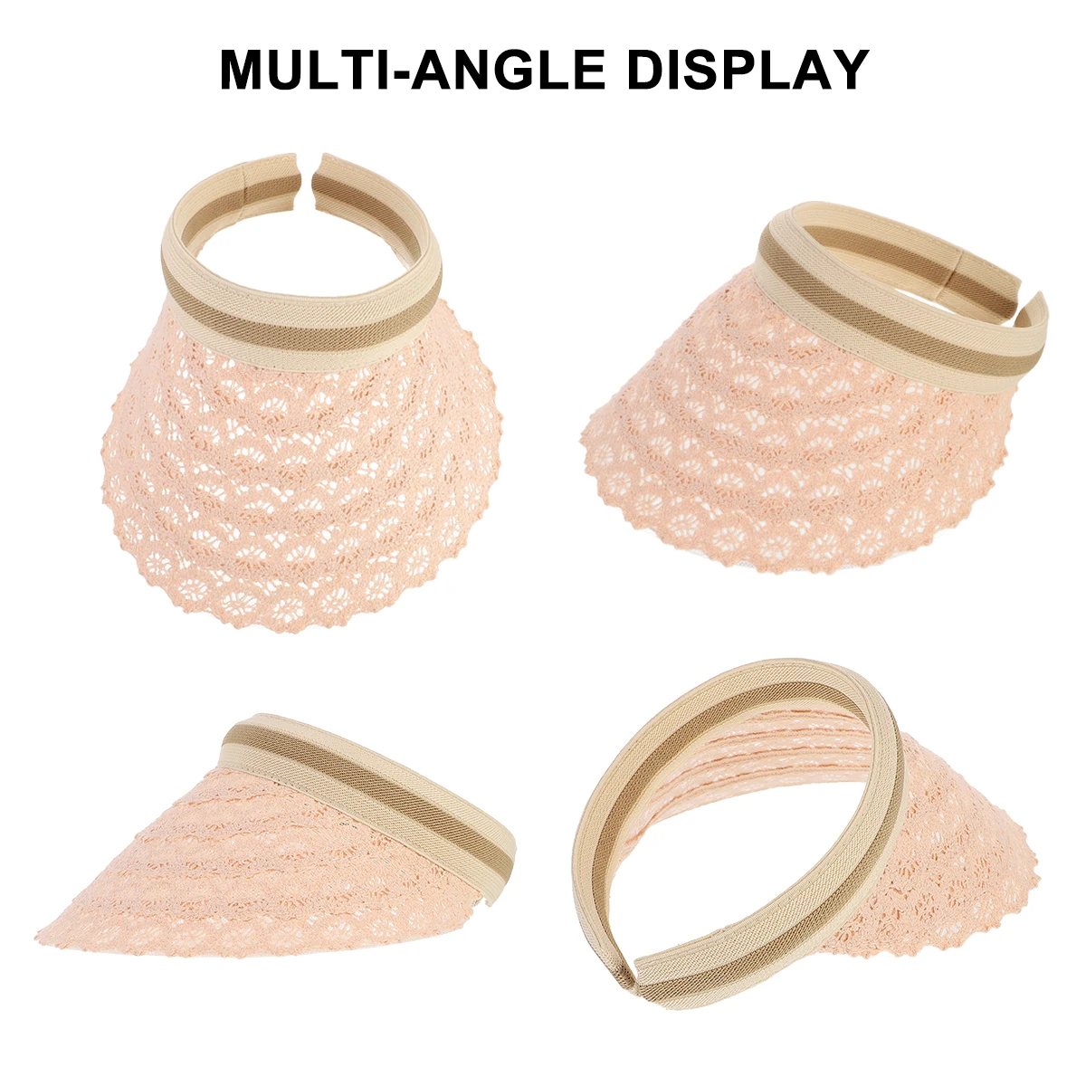 1pc Beach Sun Protection Hat Big Brim Lace Style Outdoor Vacation Wide Straw Cap Empty Hat Sweat Band
1pc Beach Sun Protection Hat Big Brim Lace Style Outdoor Vacation Wide Straw Cap Empty Hat Sweat Band