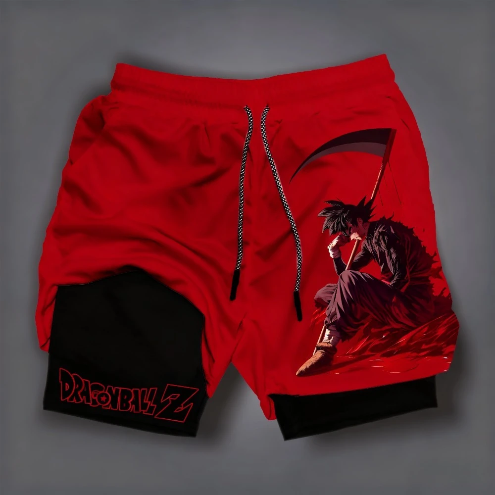 Dragon Ball Anime Goku Peripheral Printed Double-layered Shorts Summer American Sporty Men's Loose And Breathable Pantsins
Dragon Ball Anime Goku Peripheral Printed Double-layered Shorts Summer American Sporty Men's Loose And Breathable Pantsins