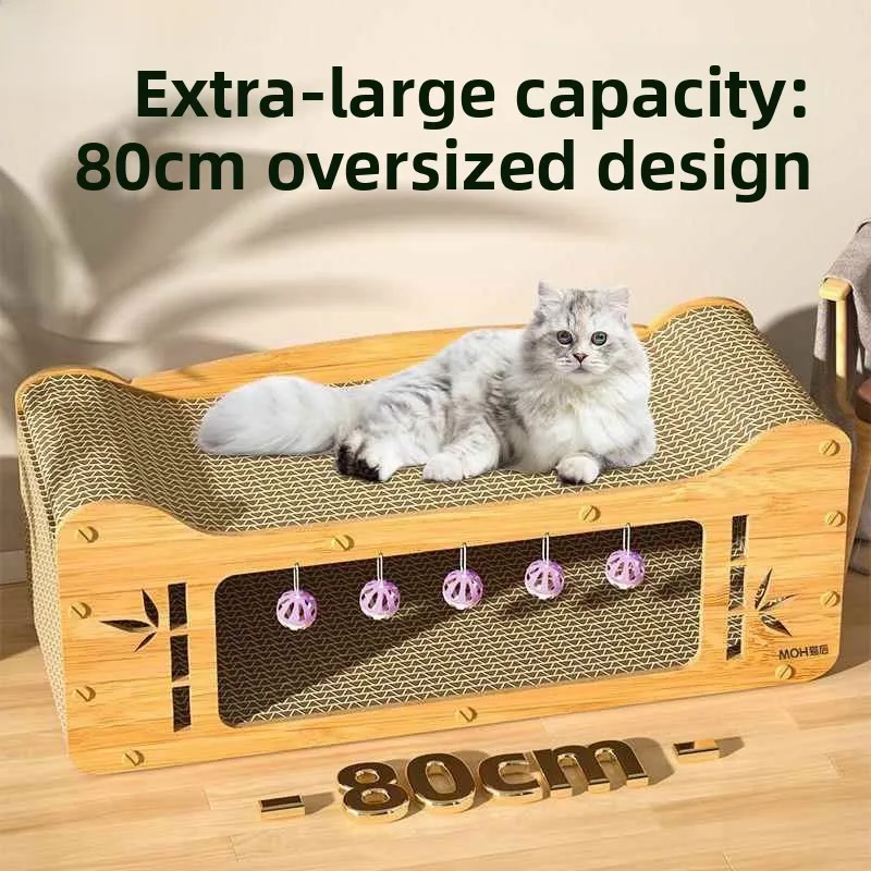 Double Layer Extra Large Wear-Resistant Scratching Board Inteated House Sofa Self-Entertaining Toy for All Seasons
Double Layer Extra Large Wear-Resistant Scratching Board Inteated House Sofa Self-Entertaining Toy for All Seasons