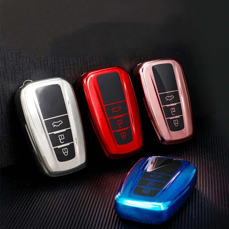 TPU Car 2/3/4 Button Key Case Cover Bag Shell Holder for Toyota Prius Camry Corolla C-HR CHR RAV4 Prado 2018 Accessories
TPU Car 2/3/4 Button Key Case Cover Bag Shell Holder for Toyota Prius Camry Corolla C-HR CHR RAV4 Prado 2018 Accessories