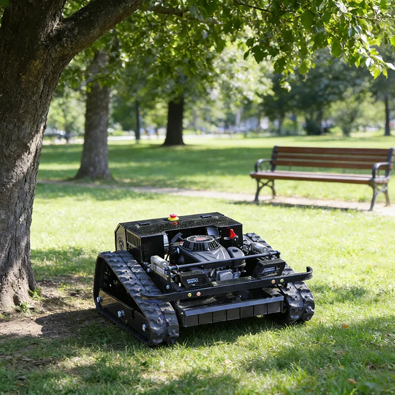 Customized agricultural tracked remote-controlled lawn mower, all terrain orchard weeding and lawn cleaning machine
Customized agricultural tracked remote-controlled lawn mower, all terrain orchard weeding and lawn cleaning machine