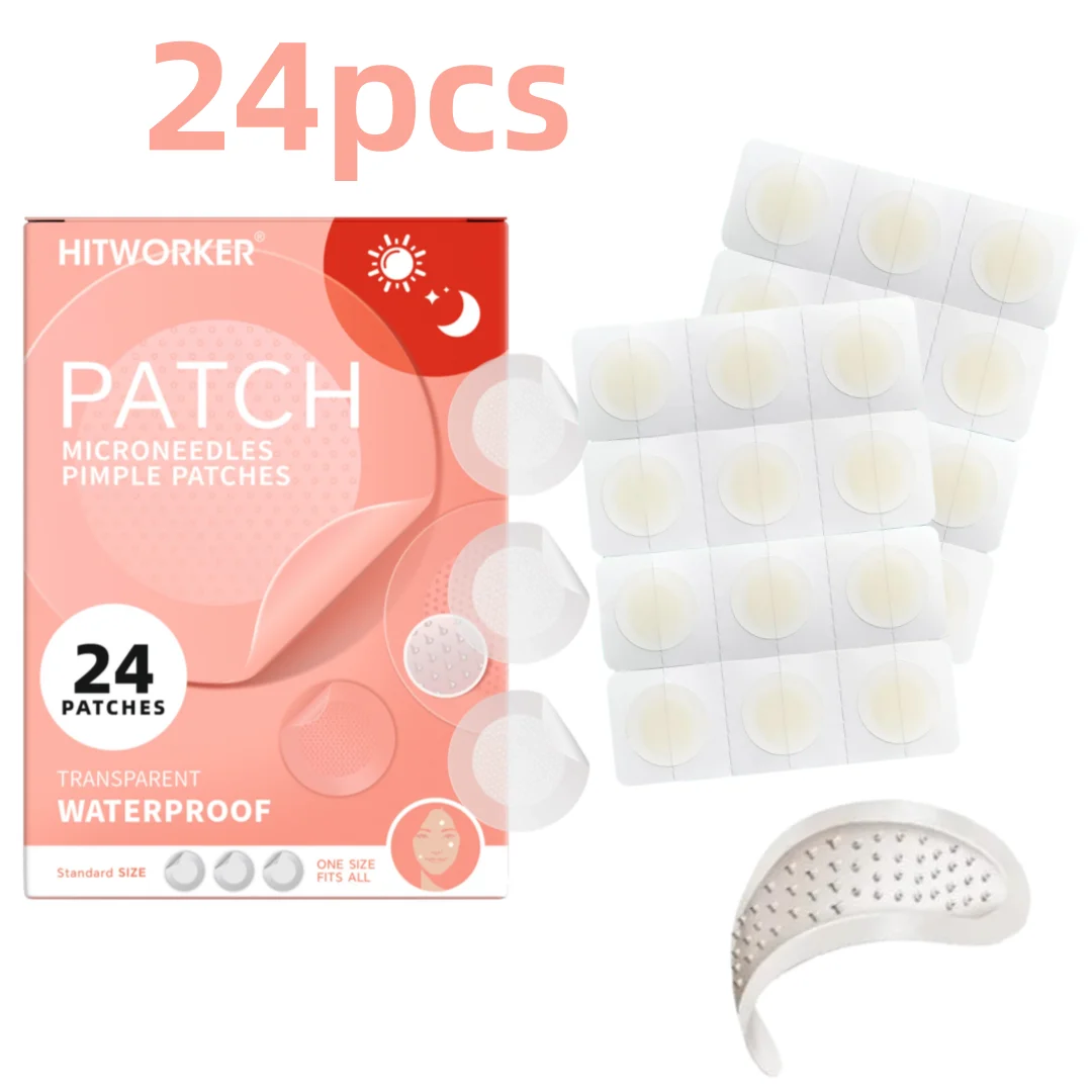 24 Pcs Hydrocolloid Acne Patches, Skin - Friendly Pimple Cover Patches, Suitable for Daily Makeup Care, Unisex
24 Pcs Hydrocolloid Acne Patches, Skin - Friendly Pimple Cover Patches, Suitable for Daily Makeup Care, Unisex